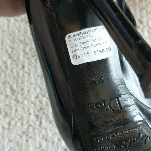 Dior Patent Leather Ankle Boots - Picture 4 of 14